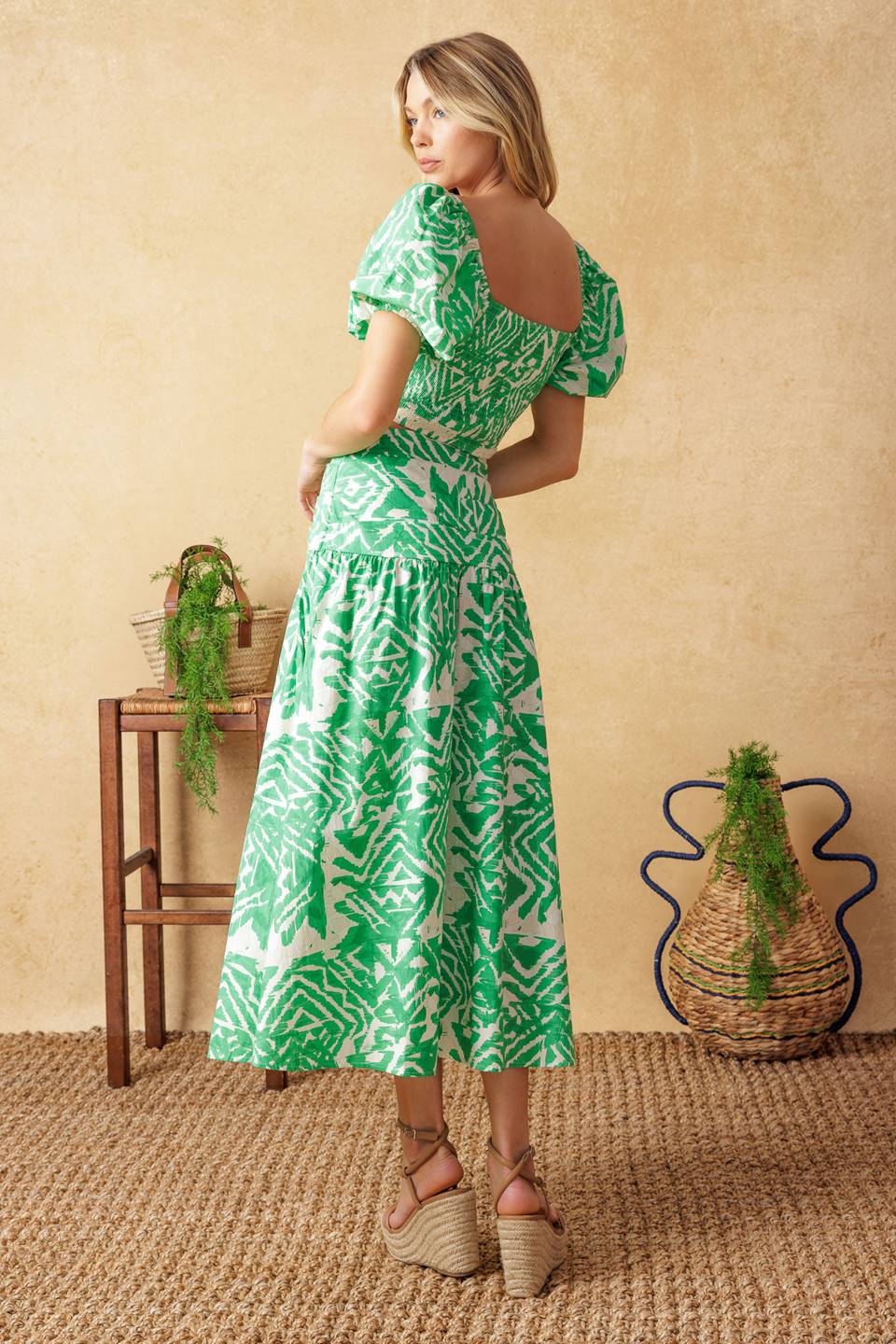 DESTINED FOR MORE WOVEN TOP AND SKIRT SET Flying Tomato